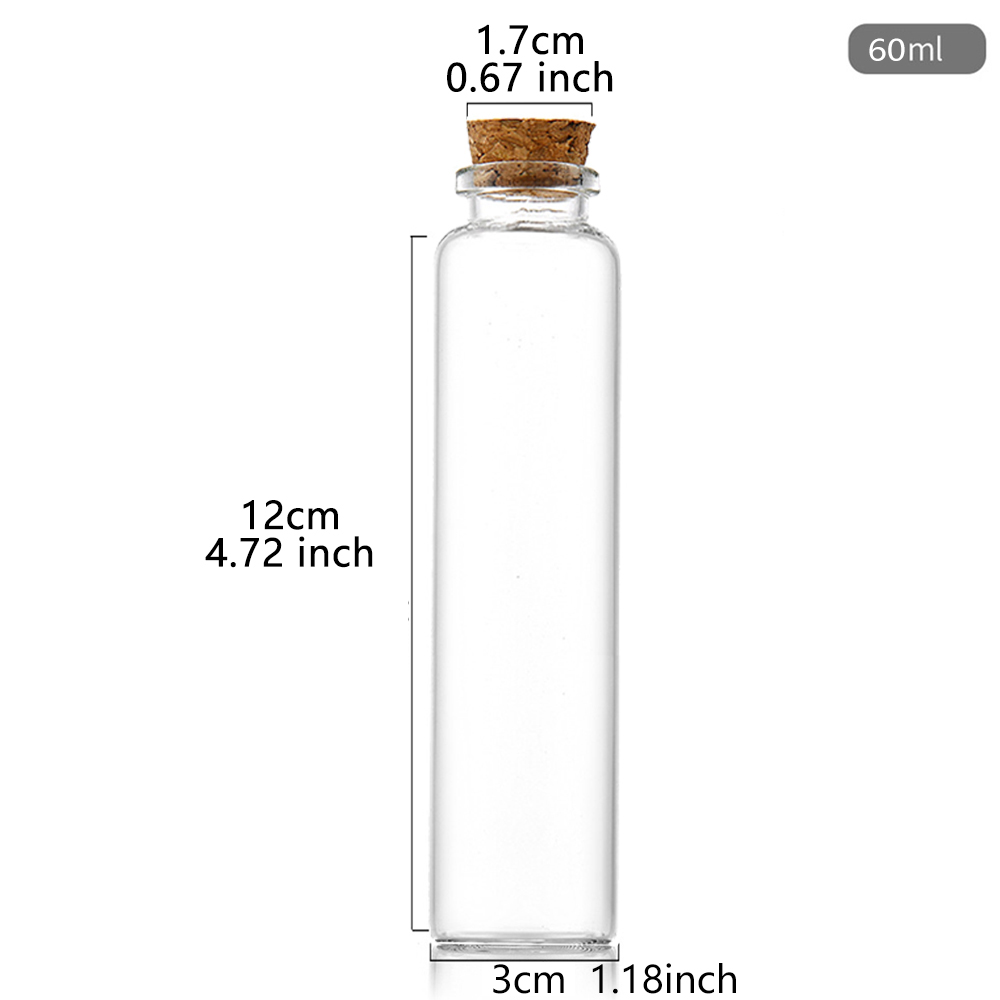 20 pièces 10ml 15ml 20ml 25ml 30ml jolies bouteilles de souhaits en verre transparent avec bouchon en liège bouteilles d'épices vides pots bricolage artisanat flacons: Bourgogne