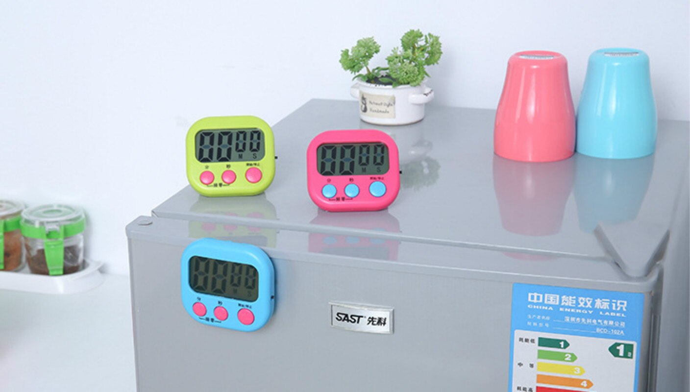 Direct Selling Special Offer Multi Plastic Round Electronic Timer Kitchen Countdown Timers 5ZCF233