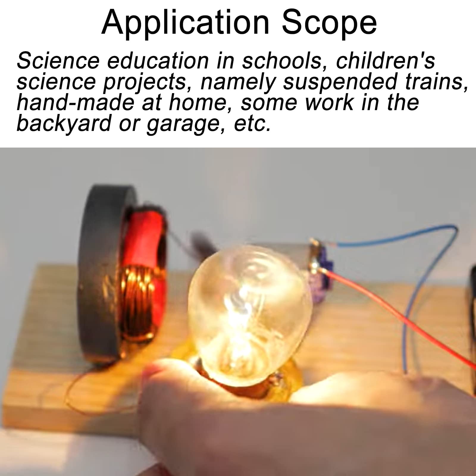 Ferrite Ring Magnets with Holes Round Disc Donut Magnets Circle Hole Magnets Perfect Ceramic Circular Magnets for Crafts DIY 8