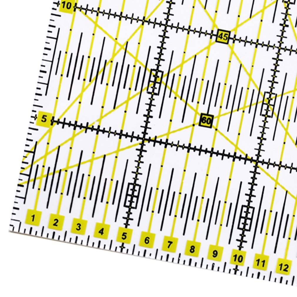 Acrylic 15*15 ruler Patchwork ruler plexiglass scale ruler Printed color ruler
