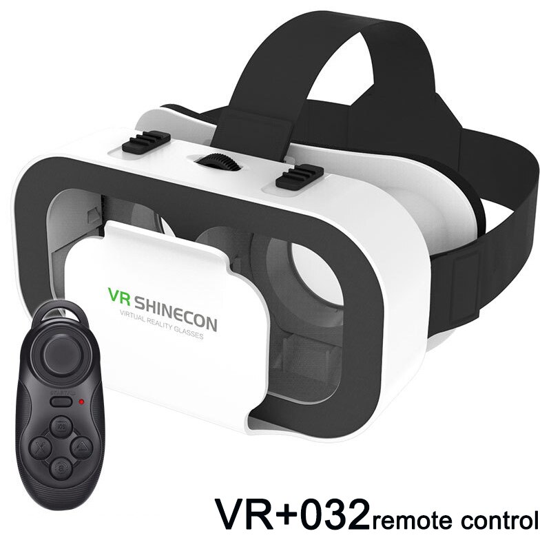 Vr Headset Helm Smart Virtual Reality Bril 3D Bril Virtual Reality Bril Vr Headset Voor Google Met Controllers: with 032 remote