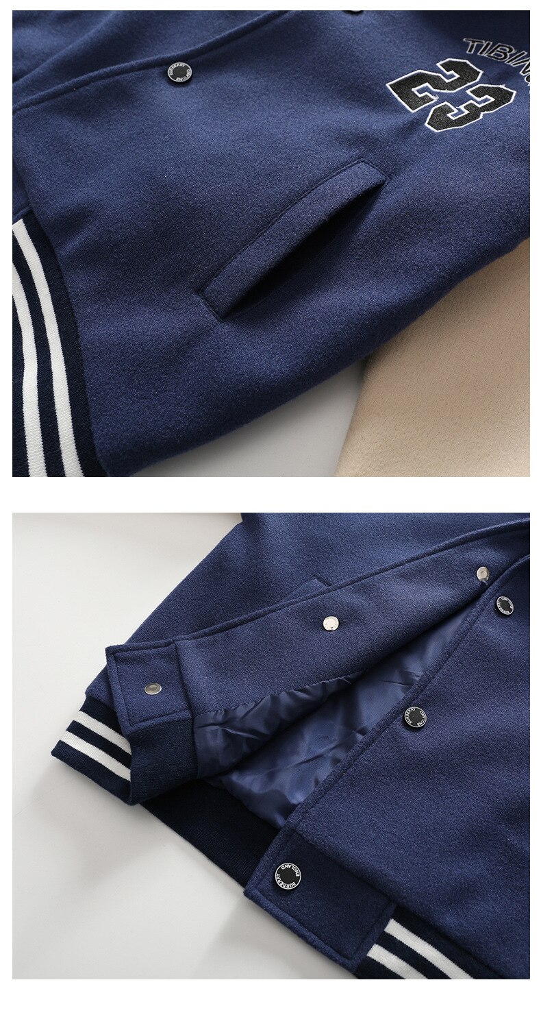 Cappotto con cappuccio da bambino autunno inverno 8 10 12 anni cappotto di lana addensato per bambini