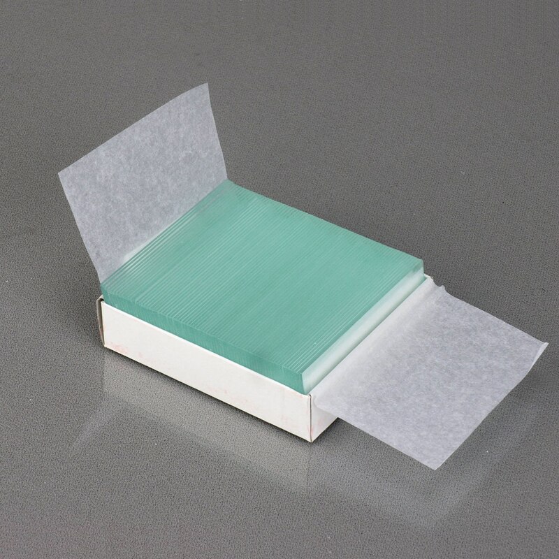 50pcs Microscope Glass Slides 76.2x25.4mm Size Microscope Accessories 1-1.2mm Thickness for Basic Biological Science Laboratory