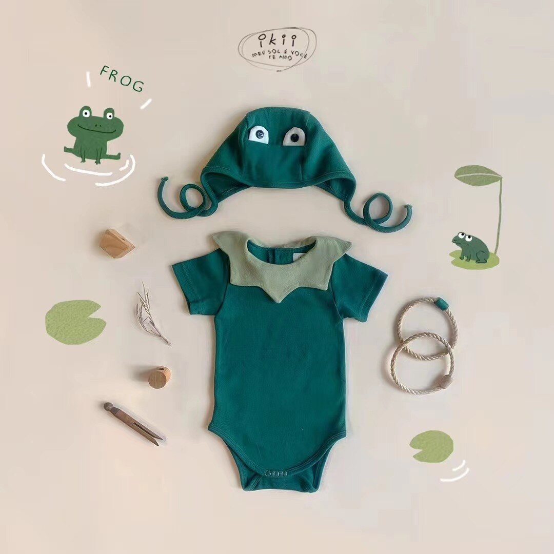 Body à manches courtes pour bébé, garçon et fille, couleur bonbon, été 2022