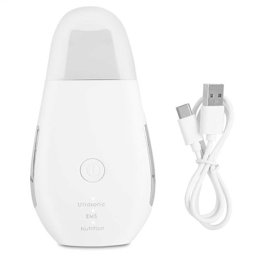 Hushålls ultraljud hudskrubber ems mikroström pormask borttagning ansikte porrengörare jonimport ansiktsrengöringsmaskin