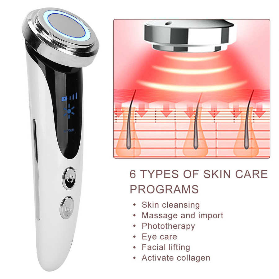 Face Cleaning Lifting Tightening Skin Rejuvenation Machine White Photon Light Therapy Machine