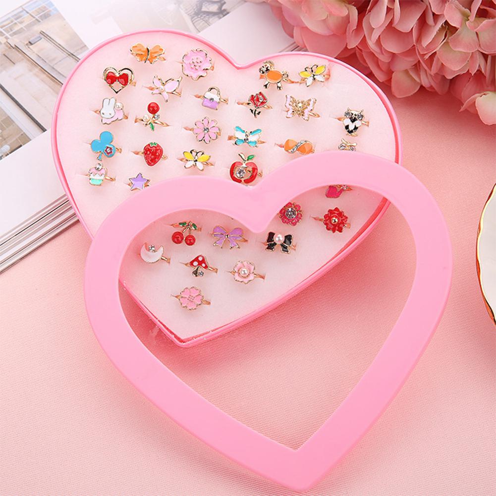 Kuulee 36pcs Korean Alloy Alloy Cartoon Children Ring