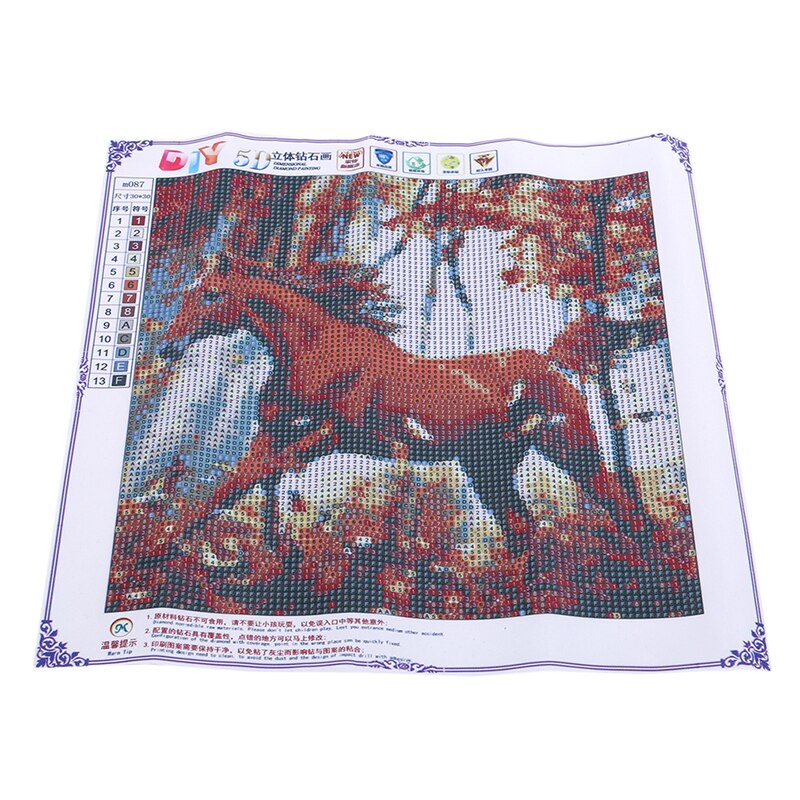 Hest mønster diamant maleri hest dyr korssting diamant broderi samling