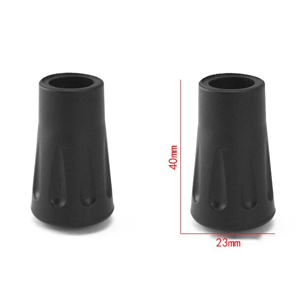 4 Stuks Vervangende Rubber Tips End Voor Wandelen Stok Walking Trekking Poles 4Cm
