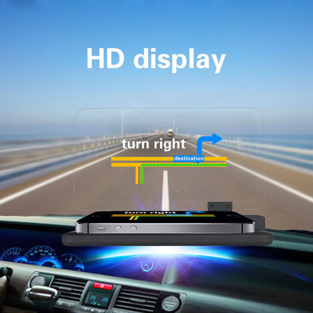 Auto Hud Houder Head Up Display Gps Navigatie Projectie Telefoon Beugel Mat Head Up Display Head Up Display Auto Auto hud Gps