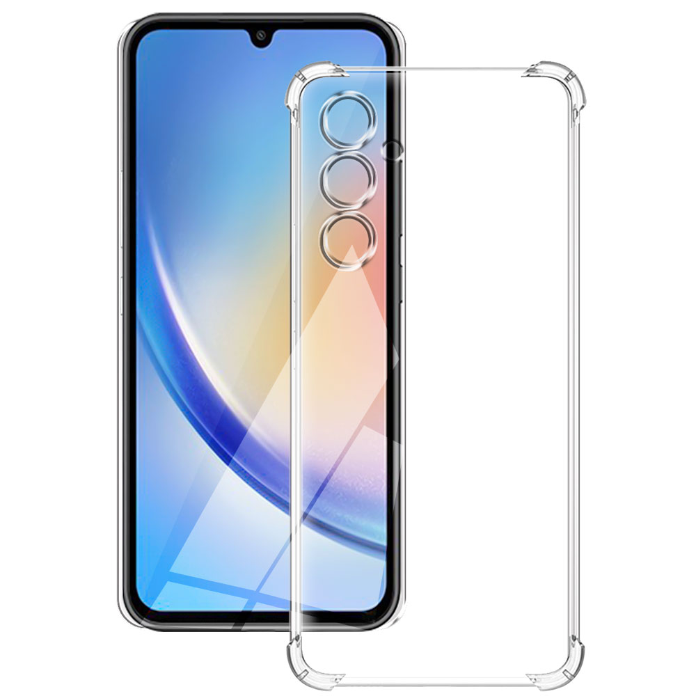 Stoßfeste, transparente silikonhülle für samsung galaxy  s24 s23 s22 ultra,  s21 s20 fe plus, note 20 ultra und  a14 a34 a54 a15 a25 a35 a55