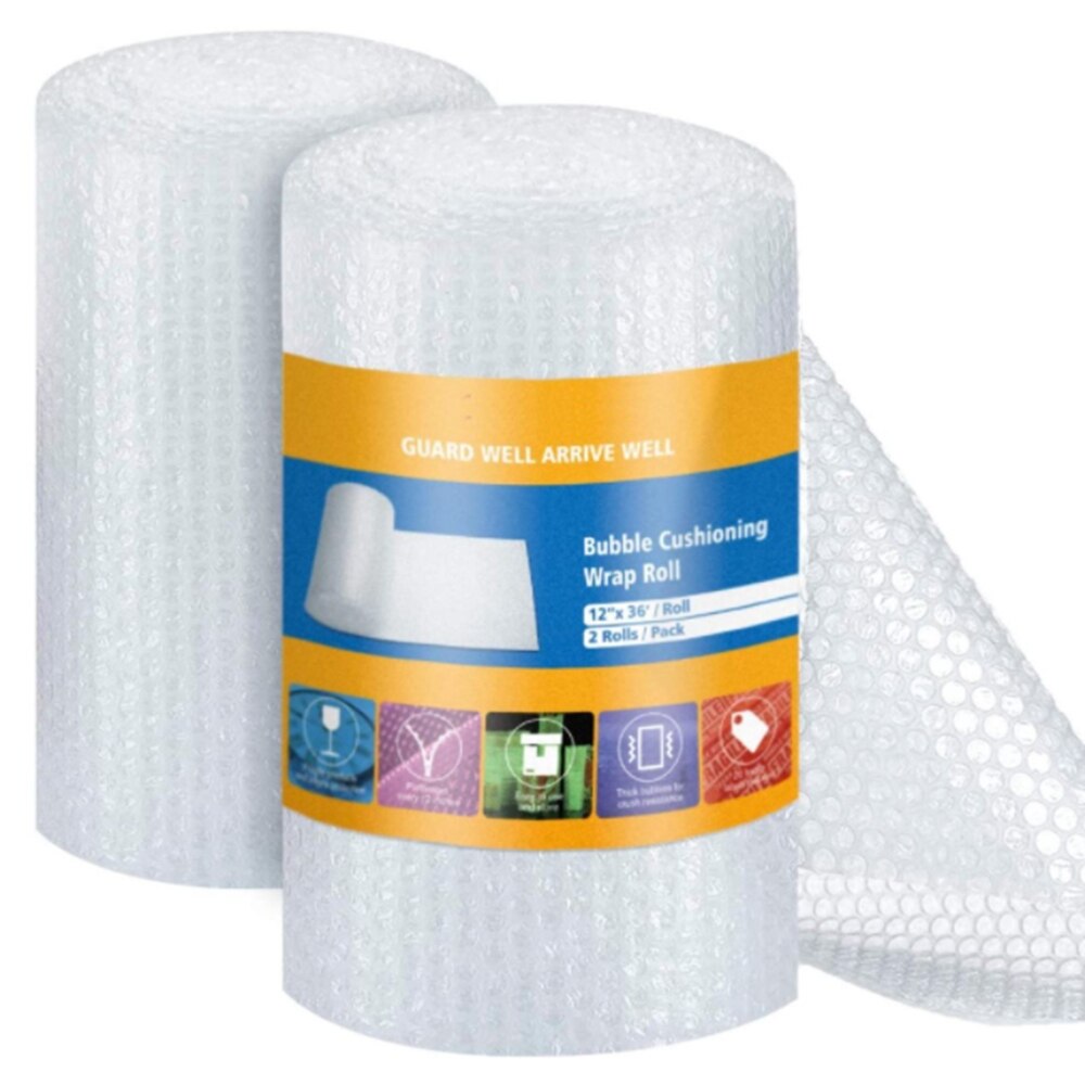 Bubble Cushion Wrap Roll for Packaging Moving Boxes SuppliesPacking Storage Wrap Padding Roll: B( 0.4x5m)