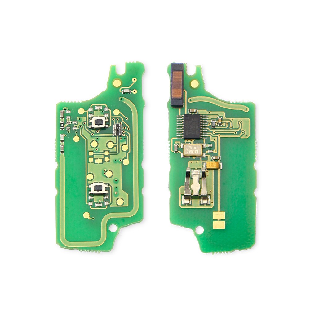 KEYYOU 2/3B FSK/ASK télécommande clé Circuit électronique pour Peugeot 207 307 407 408 308 pour Citroen Ce0523/Ce0536 avec ID46 PCF7961: Ce0536 ASK 2B