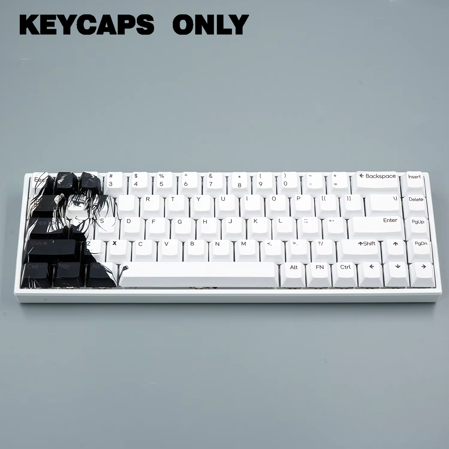 NPKC Cherry Profile Keycaps Anime Keycap PBT Key caps For MX Switch 60% 65% Mechanical Keyboard Caps Wooting 60 MAD 68HE Key cap
