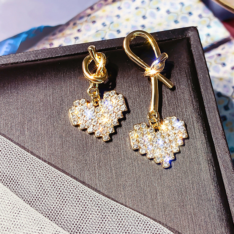 Kolczyki asymetryczne w biżuterii kolczyki w S925 igły dla kobiet luksusowe kolczyki na imprezę i wesele