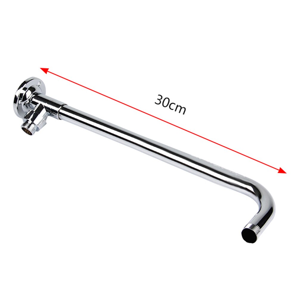 30cm Wall Mounted Shower Head Stainless Steel Extension Rainfall Shower Head Extension Arm Shower Equipment