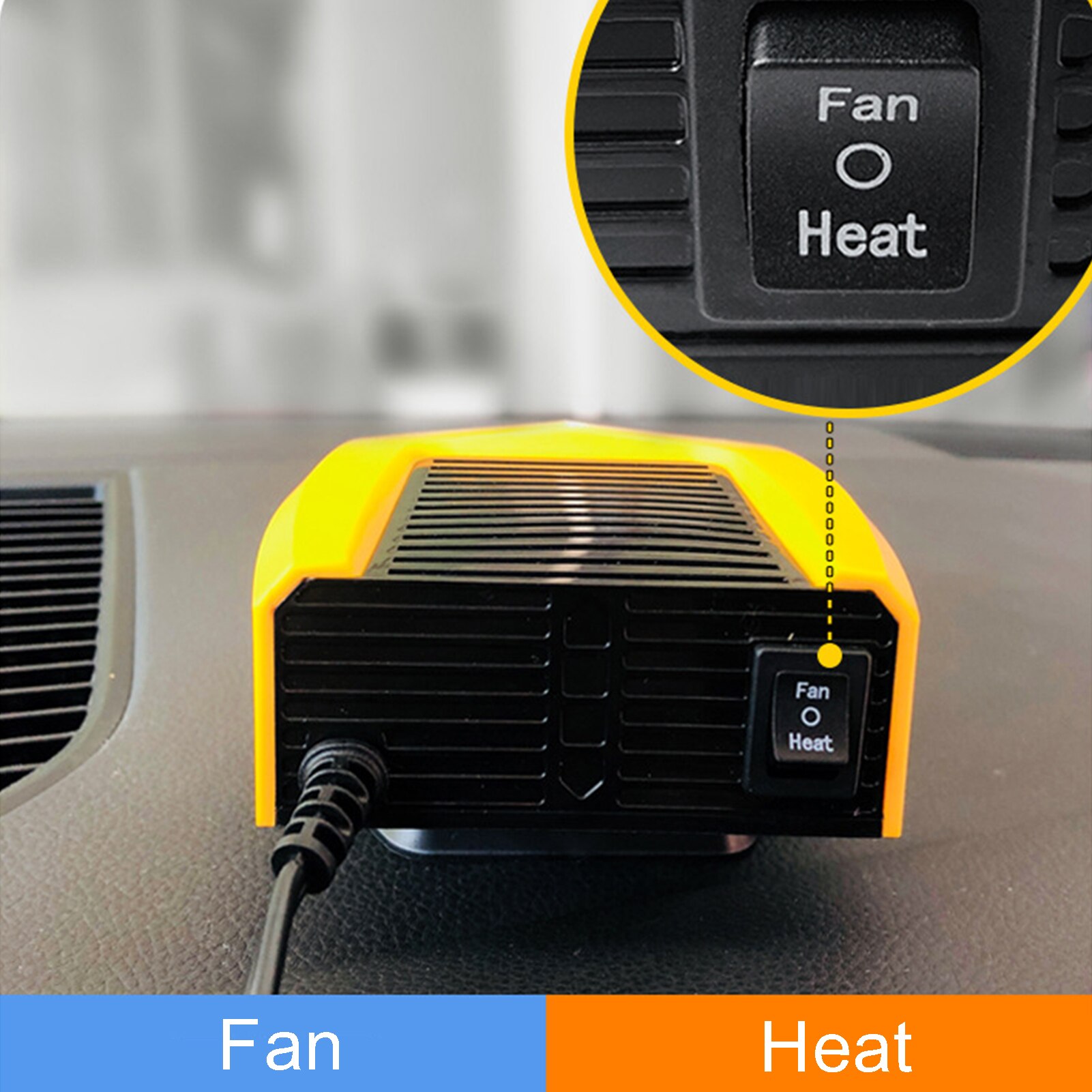 Riscaldatore elettrico 180W Mini Desktop portatile Warme riscaldatore ventilatore inverno caldo per auto Home Office ceramica calore veloce pratico Super silenzioso