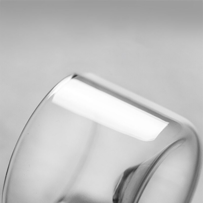 Mountain-shaped wooden bottom glass small wine glass Irish whiskey glass Scotch whisky lovers wine glass