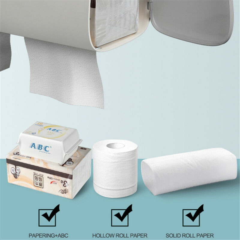 Tray Roll Paper Tube Storage Box Toilet Paper Holder Waterproof Wall Mounted Toilet Paper Tray Tissue Box Shelf Bathroom Product