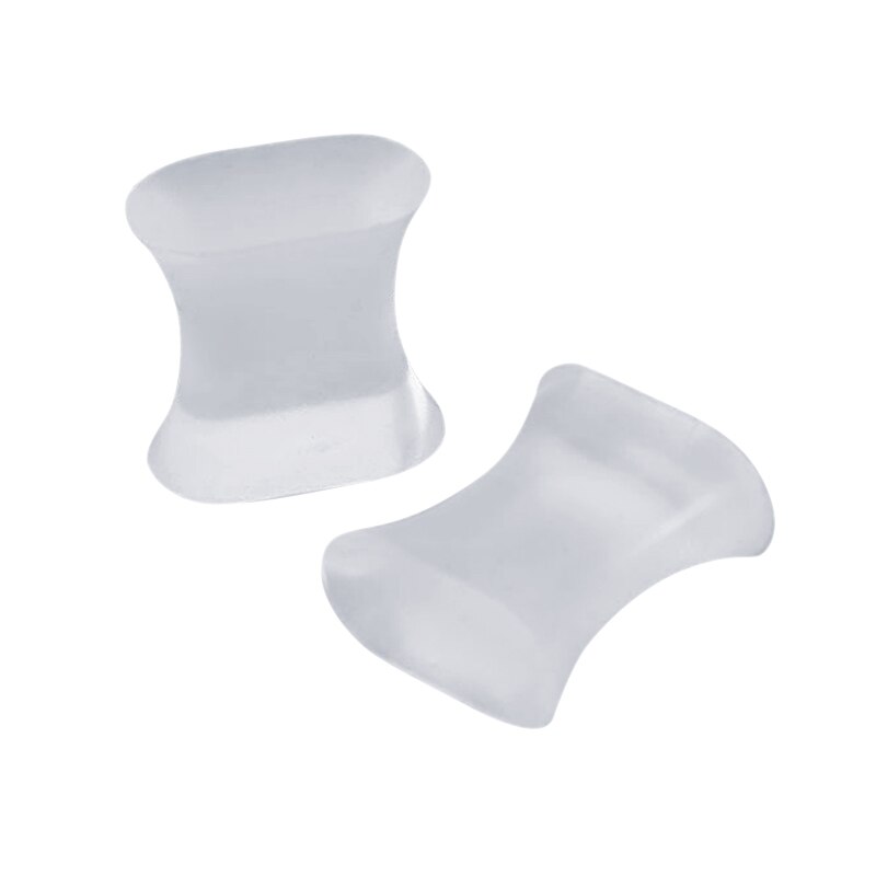 Uds de pie separador para dedos del pie ajustador de Hallux Valgus pedicura Corrector para juanete hueso dedo pulgar Valgus Protector de cuidado de los pies: S