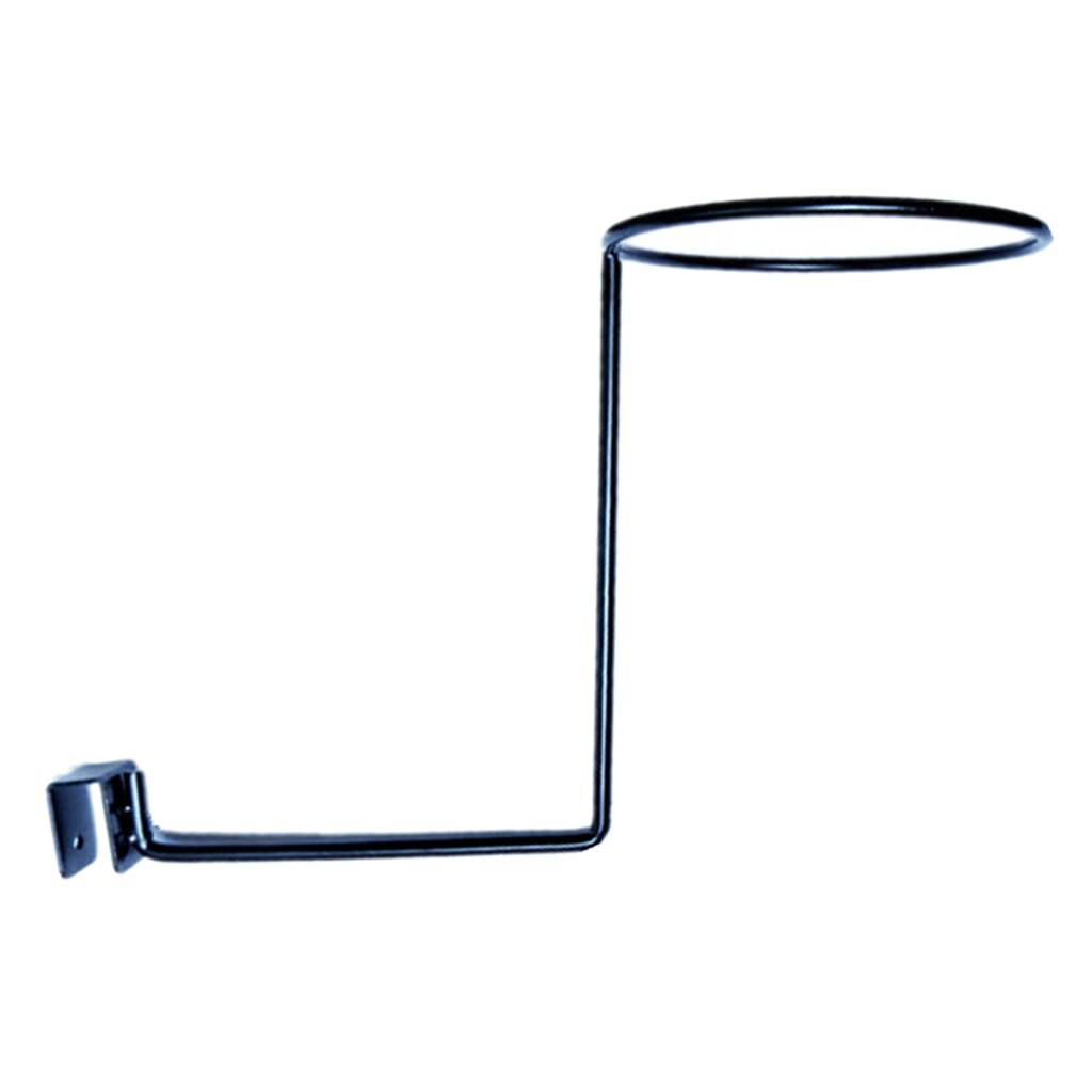 Perchero montado en la pared para sombreros y cascos, soporte de percha con gancho, arte de hierro: Square Tube Mounted