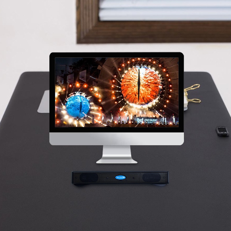 USB Speaker Music Player Amplifier Loudspeaker 3D Surround Sound Box Bar Universal Speaker For Computer Desktop PC Notebook