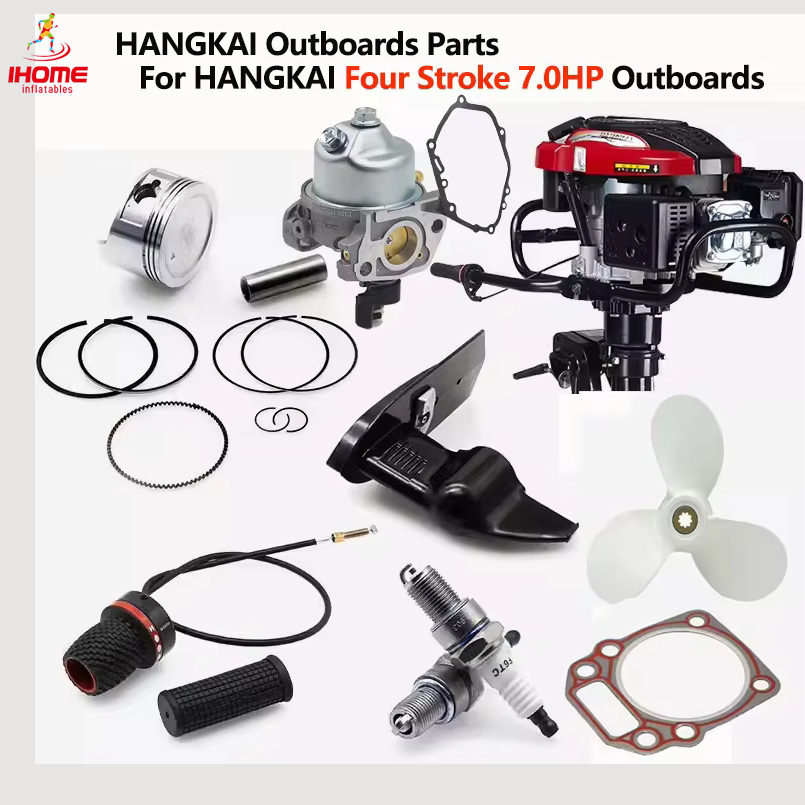 Hangkai Original zubehör für Hangkai 4-Takt 7,0 PS Außenborder Teile Schiffs motor Getriebe Gaszug Propeller Zündkerzen