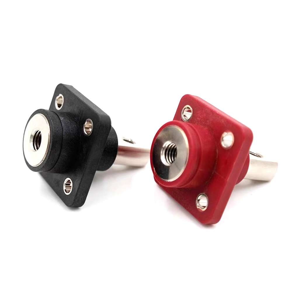 200a Koperen Lithium Batterij Terminal Connector Energie-Opslag Terminal Batterij Connector Adapter Vierkante Energie-Opslag Connector