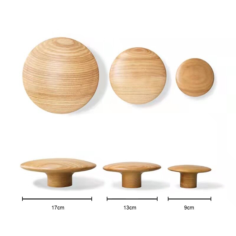 Perchero redondo de madera para pared, Perchero de madera, decoración de pared, ganchos para toallas, sala de estar, dormitorio, entrada