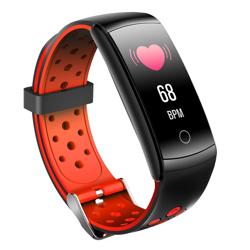 Q8 smart armbånd mænd kvinder pulsmåler vandtæt bånd fitness tracker  q8l smart ur til ios android telefon
