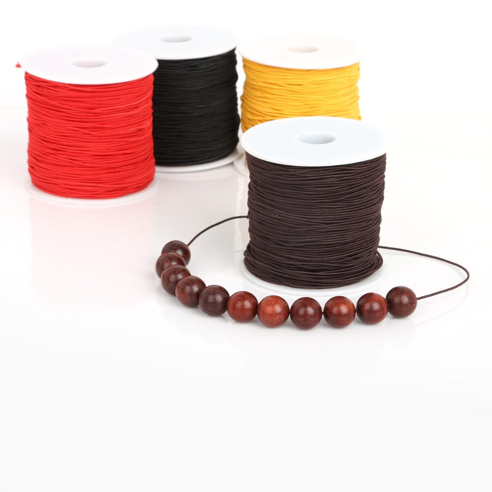 Diameter 0.8mm/1.0mm/1.2mm/1.5mm Elastische Koord Stretch Draad Kralen Cord Stof Crafting String