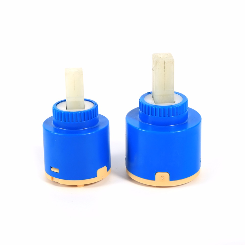 2PC 25/35/40mm Patrone Ventil Ader Elektrische Heizung Wasser Misch Ventil Wasserhahn Patrone Mischer Niedrigen drehmoment Wasserhahn Zubehör