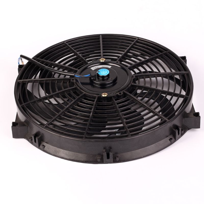 10Inch 12Inch 14Inch Universele Auto Radiator Fan Slim Push Pull Elektrische Motor Koelventilator 12V E7CA