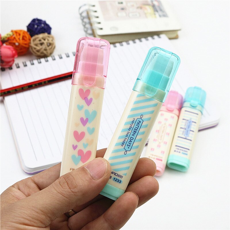 Built in 3 layer eraser Cute Student pencil Erasers and easy to wipe clean for kid drawing 2PCS/lot