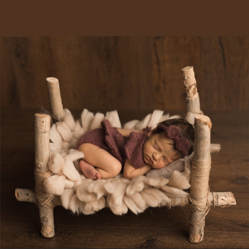Baby Schieten Accessoires 45 cm * 45 cm Katoen Fber Dekens Dikke Wol Geweven Vierkante Decoratieve Kussen Pasgeboren Baby Foto dekens