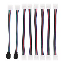 5050 RGB 4PIN Light Strip Connector Kit RGB Extension Cable Solderless Parts