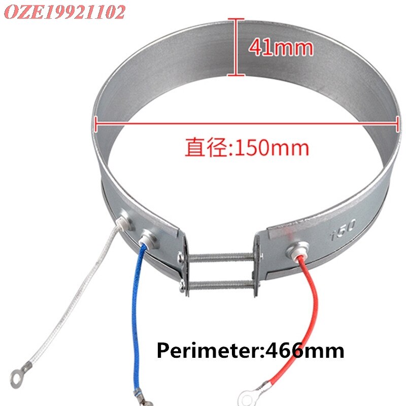 1pc Electric Water Heater Thin Band Heater for Electric Cooker Household 140mm 145mm 150mm 155mm 160mm 165mm 170mm Diameter: 150MM Dia.