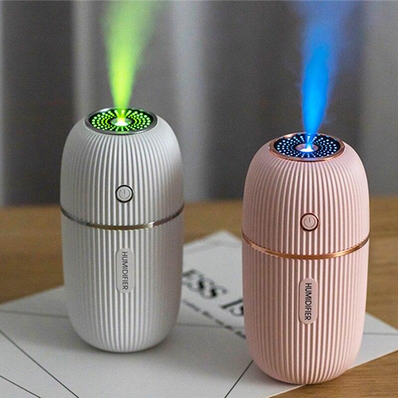 M Luchtbevochtiger 300Ml Ultrasone Usb Aroma Essentiële Olie Diffuser Romantische Kleur Night Lamp Mist Maker Humidificador Draagbare