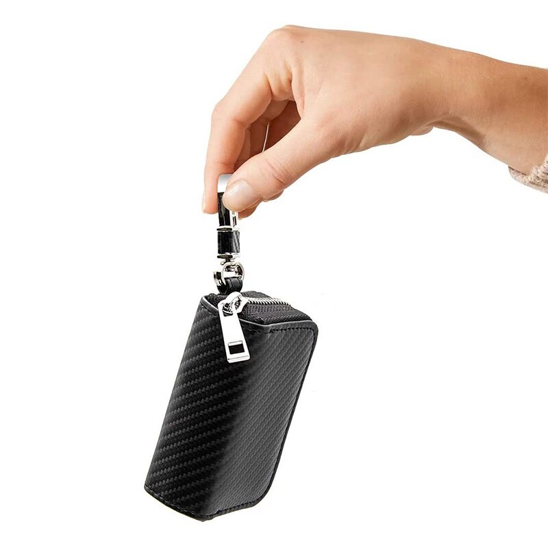 Faraday Bag for Car Key Fob Signal Blocking Pouch Signal Blocker Key Protector Shielding Bag RFID Key Bag Anti-Theft Case Pouch