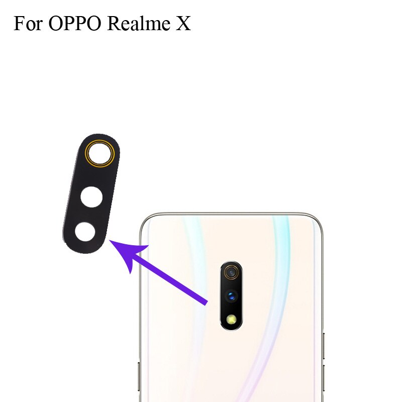 Voor OPPO Realme X Back Camera Glas Lens test goed Voor OPPO Real me X RealmeX Vervanging