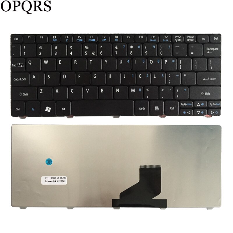 Us Laptop Toetsenbord Voor Gateway Mini LT21 LT2100 LT32 LT320 Packard Bell Dot Se SE2 S-E3 ZE6 ZH9 9Z.N3K82.R1D
