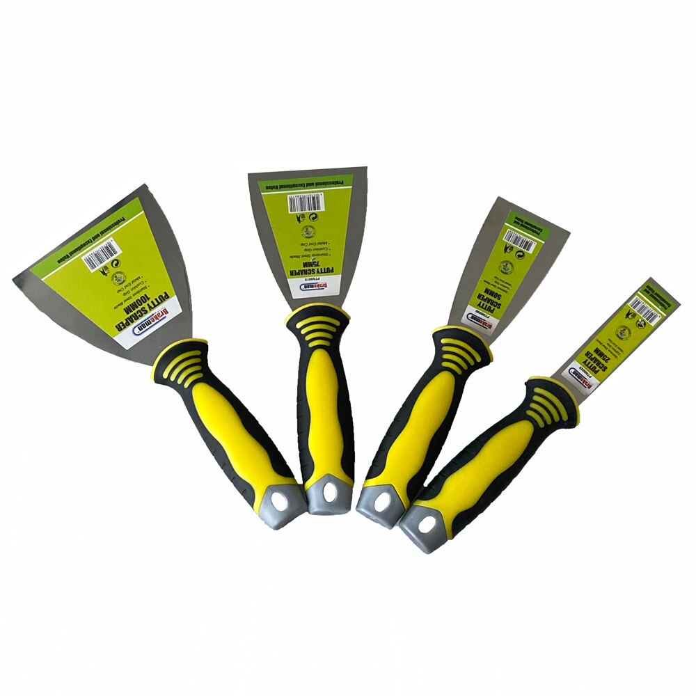 Putty Knife Stainless Steel 1'' Paint Tool Plastic Handle Plaster Shovel Filling Spatula Tang Scraper Wall Decoratio