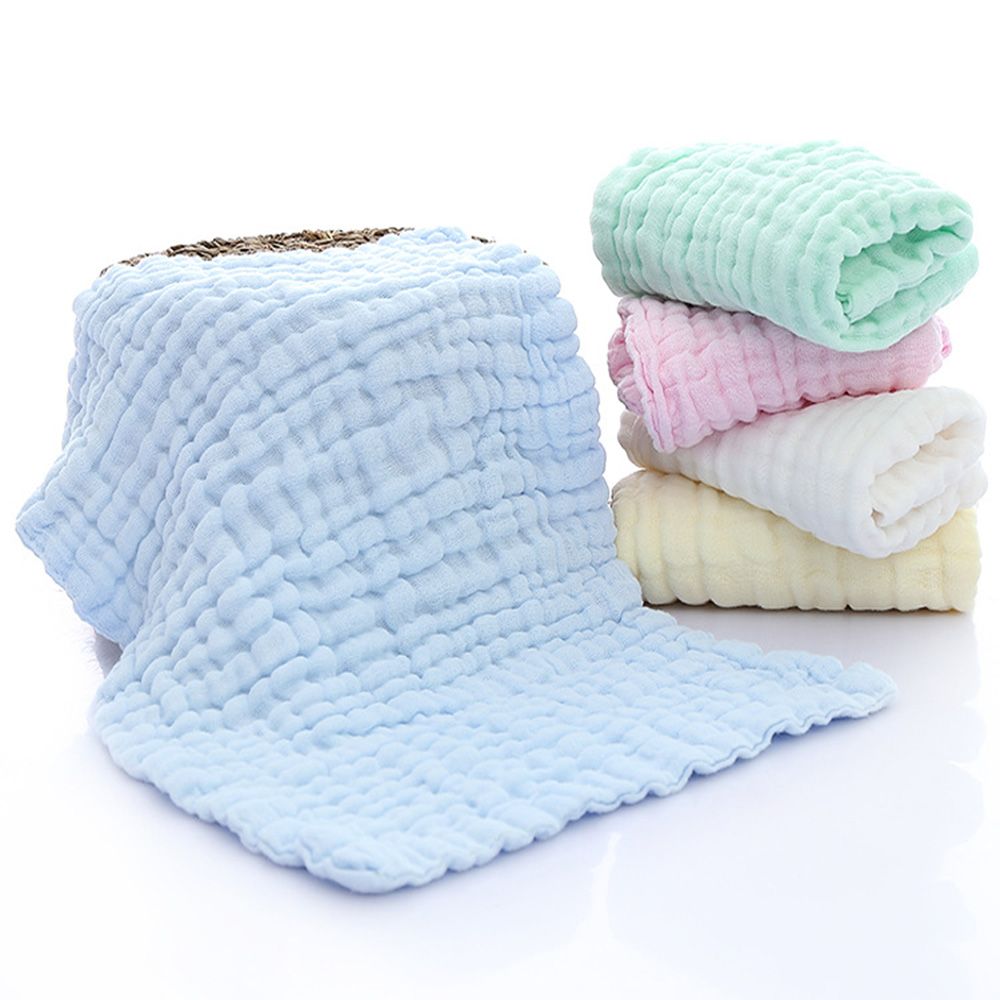 Toalla de baño suave y cómoda para bebé, paño de alimentación de baño, Natural e inofensivo, 26x26cm