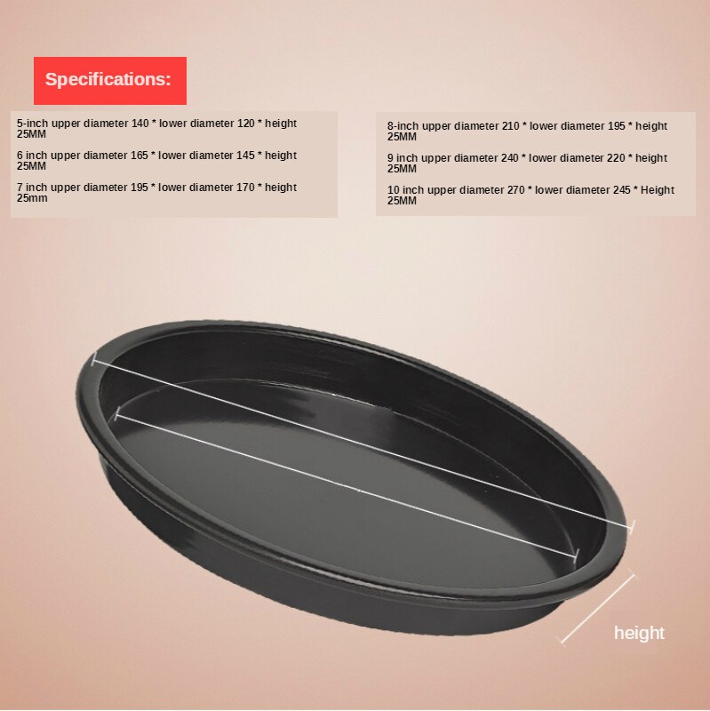 Non Stick Pizza Pan Baking Tray 5-10" Deep Pizza Stone Round Pizza Oven Plate DIY Baking Molds Bakeware Kitchen Tools
