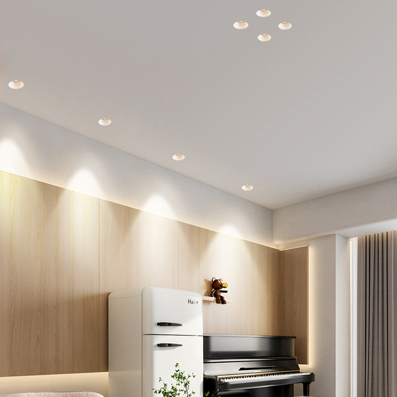 BRGT-foco LED sin marco, lámpara de techo empotrada fácil de instalar, Sin borde, estilo doméstico para sala de estar, iluminación de galería