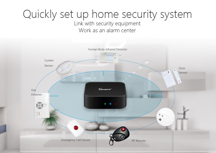 Wireless Anti-Theft Door And Window Entry Alarm Burglar Intruder Sensor Security Alarm Warning 433MHz For Home Shop