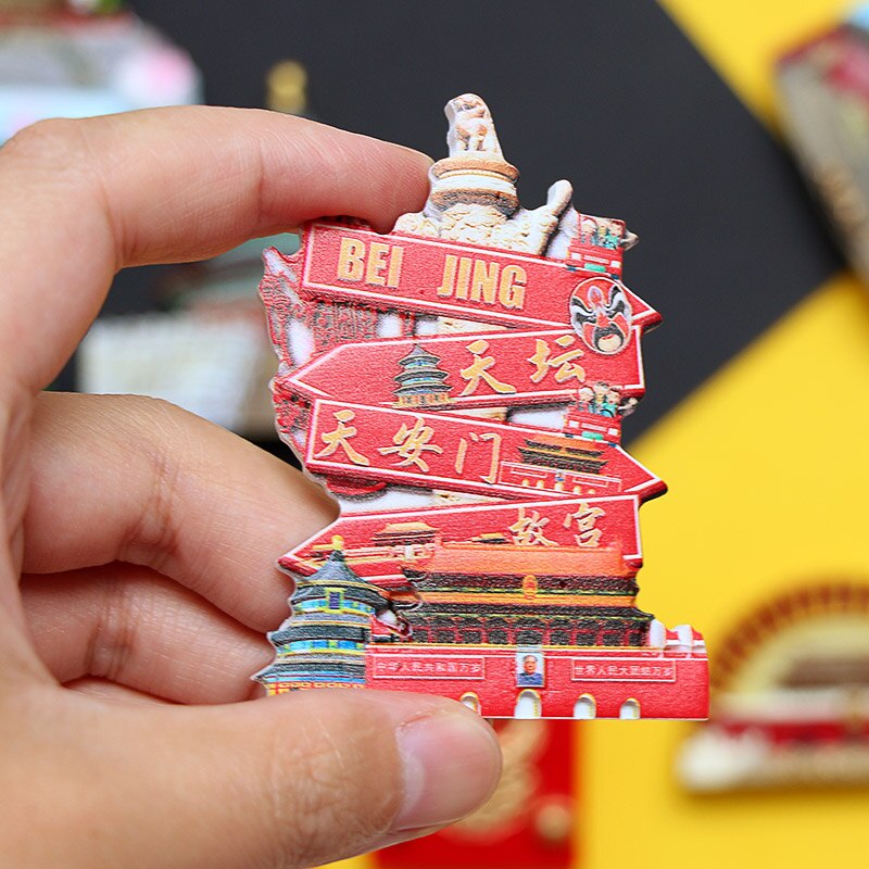 3d tourism commemorating fridge magnets great wall of Tiananmen Imperial Palace Beijing China Souvenirs collection