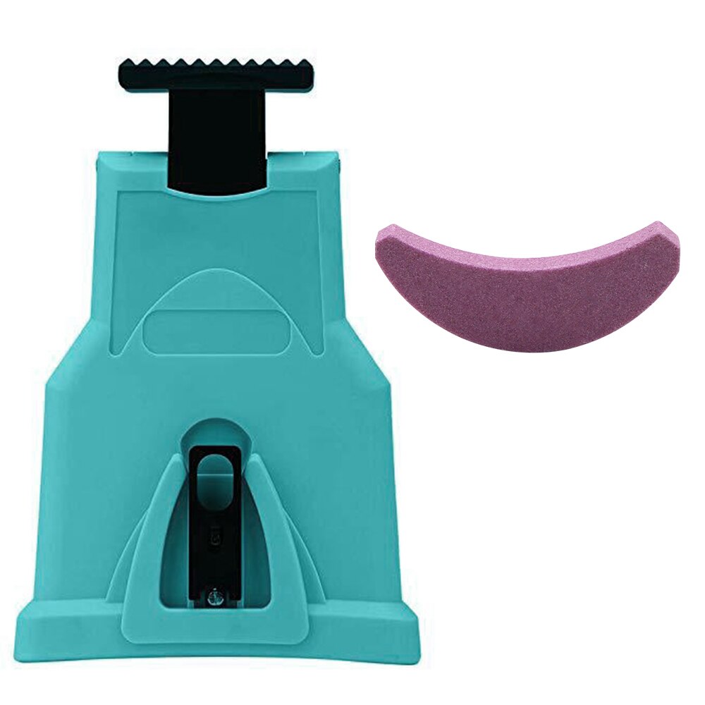 Träbearbetning motorsåg tänder slipare slipkedja med 5 st extra bryne sten slipmaskin slipverktyg