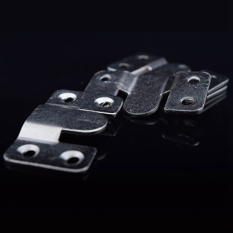 20 st/lot rostfritt stål eller järn förreglade infälld krok ram bilder krokar hängare: Järn l storlekar