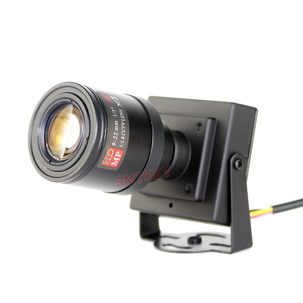 1000 tvl /700 tvl 9-22mm varifokal linse metal mini kamera manuel justerbar linse med rca adapter cctv kamera bil overhaling kamera